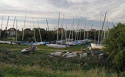 Goring-by-Sea beach with shingle shore and coastal views